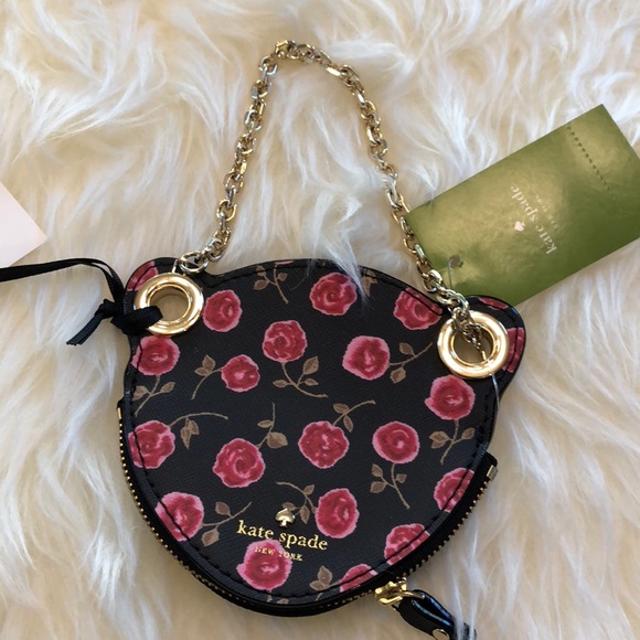 Kate Spade Run Wild Leopard Coin Purse NWT - Picture 7 of 8